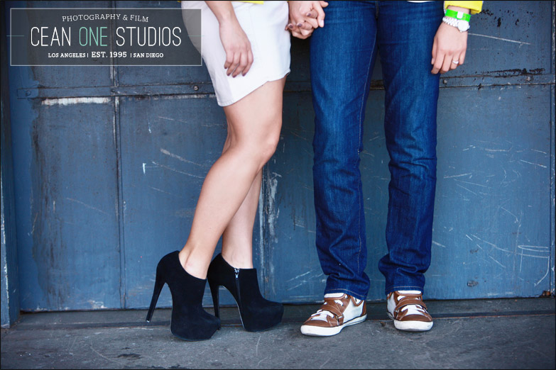 engaged women holding hands | Cean One Photography | Southern California Wedding Photographer | gay weddings