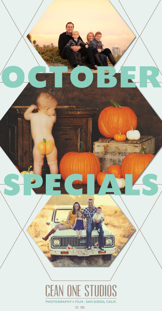 october specials | Cean One Photography | Southern California Photographers