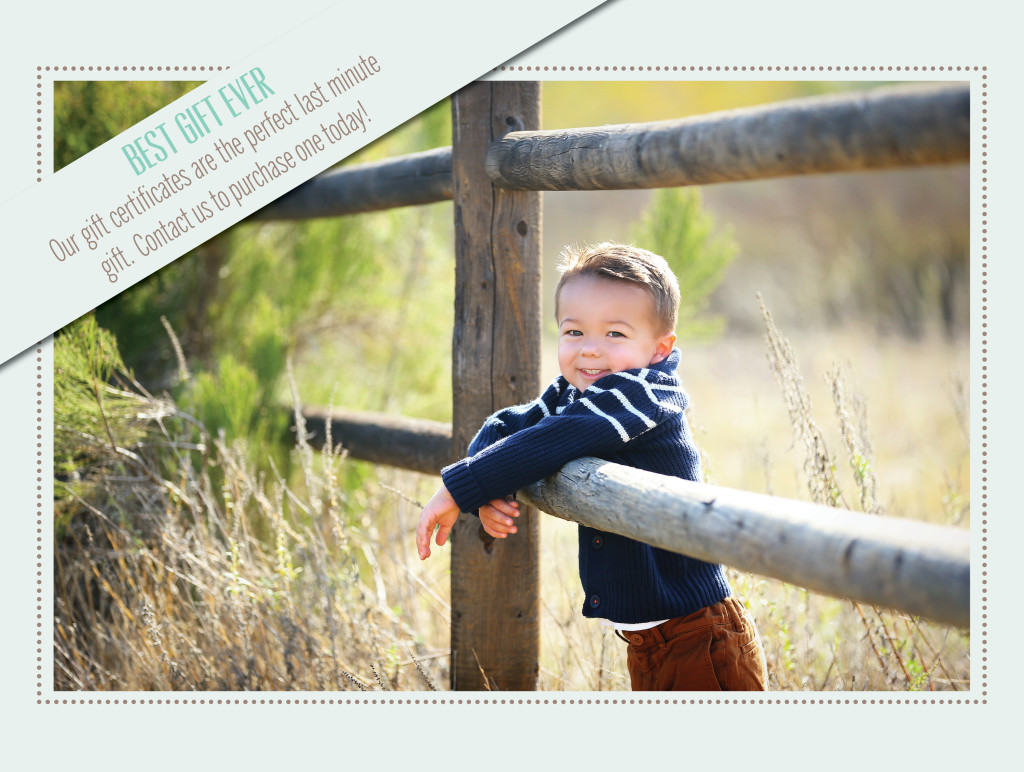 kid on wooden fence | Cean One Photography | Happy Holidays | San Diego Photographer