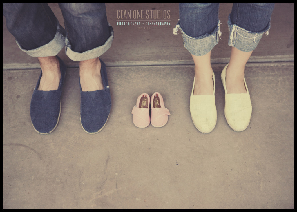 parents shoes with baby shoes | Cean One Photography | San Diego Family Photographer