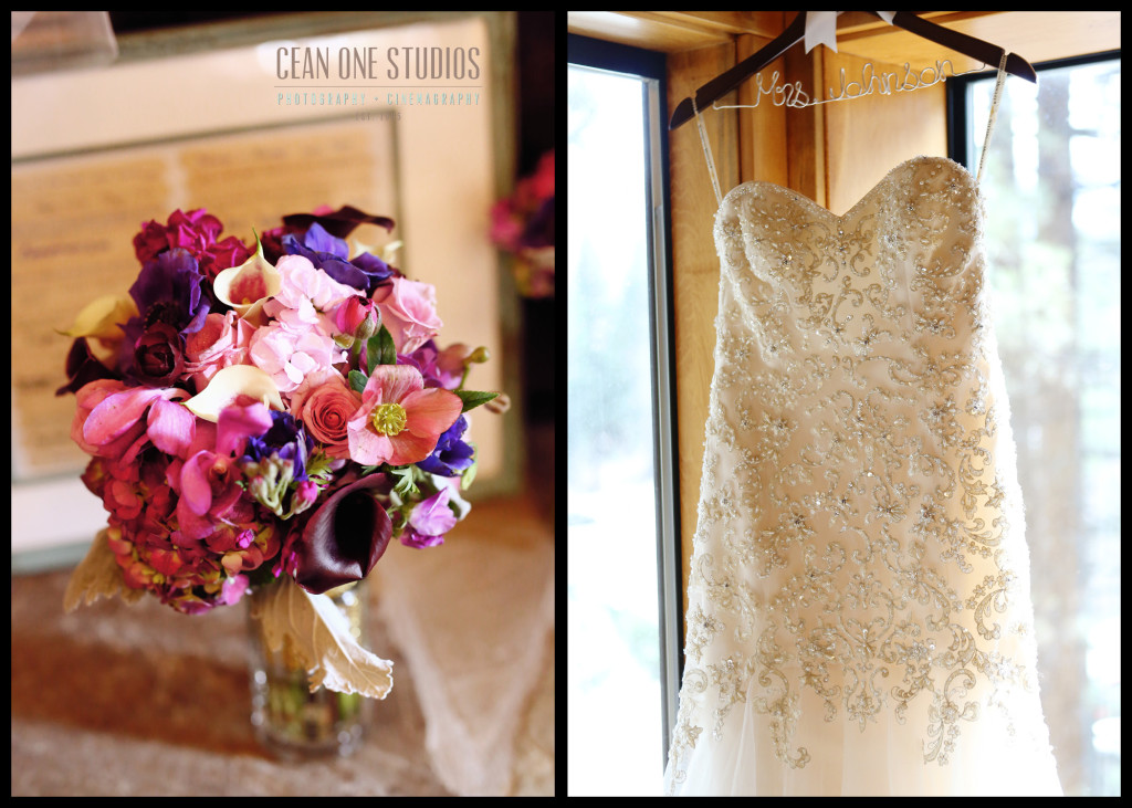 bridal dress and bouquet | Destination Wedding Photographer