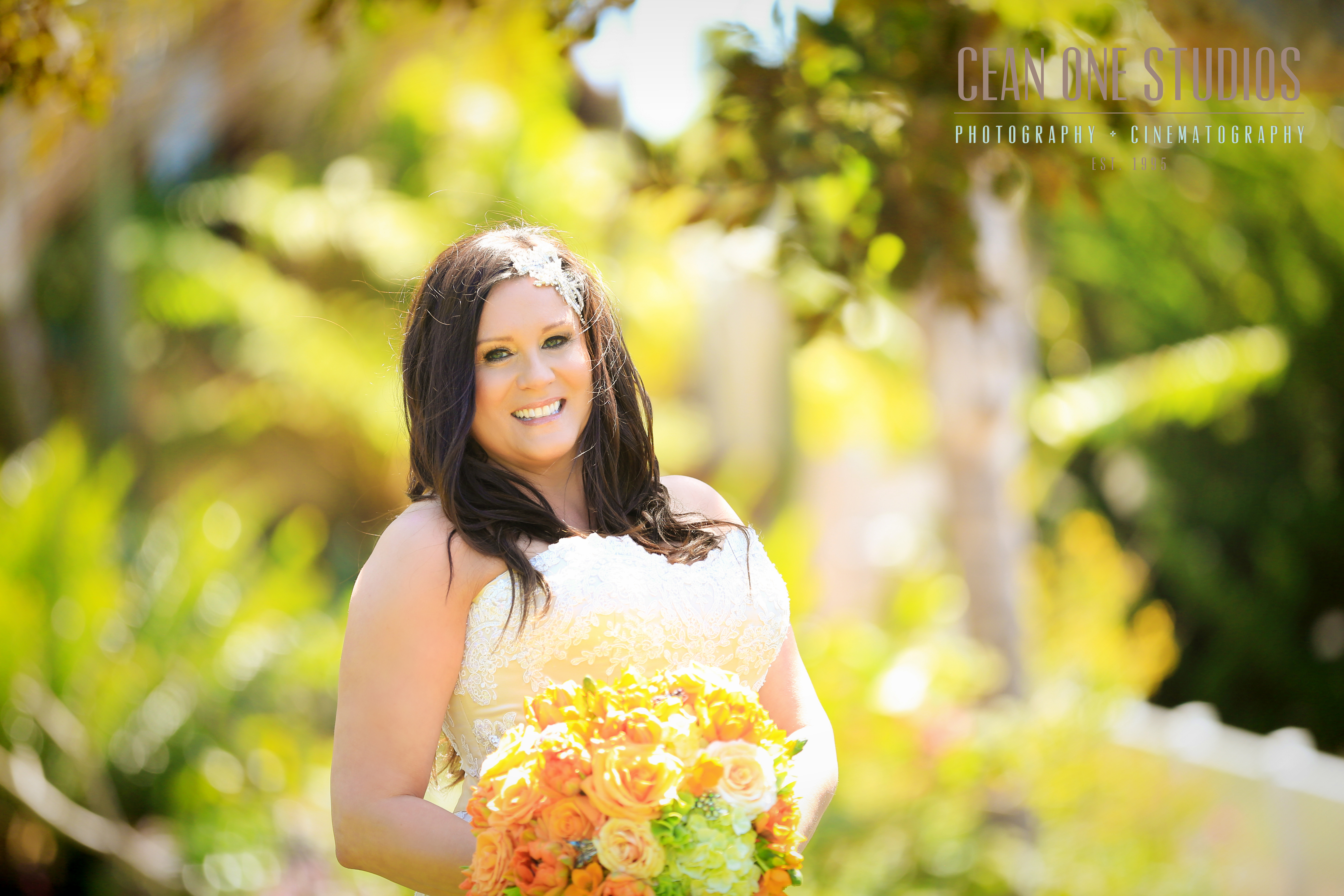 Bride smiling at camera | Cean One Studios | San Diego Wedding Photographer