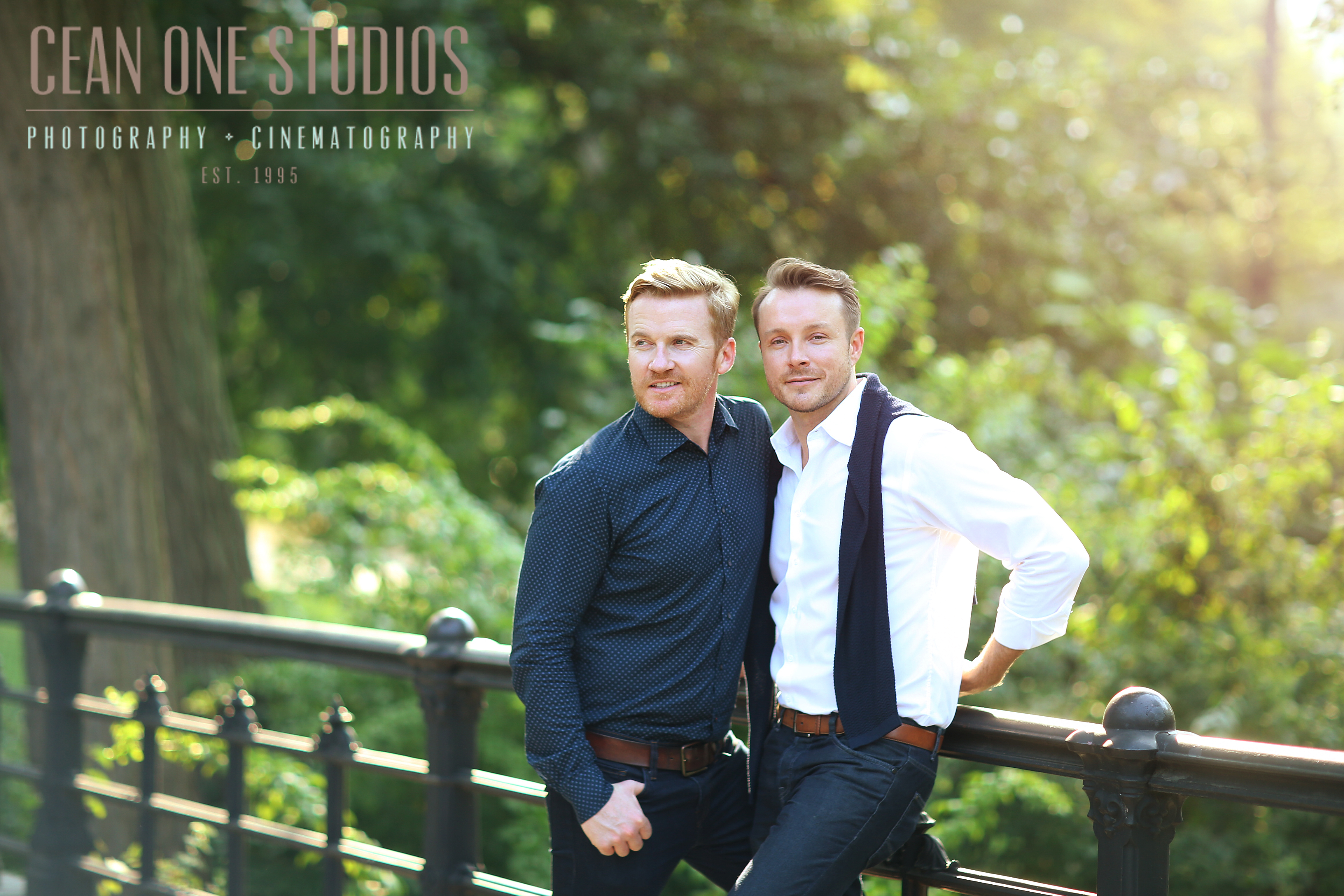 two men in a park | Cean One Studios Love is Love | San Diego Wedding Photographer