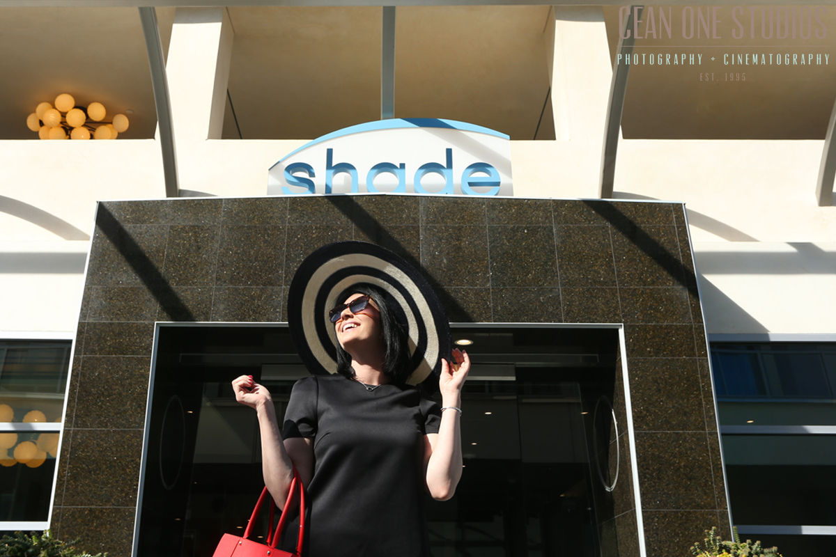 woman in sun hat | shade hotel renando beach | los angeles wedding photographer